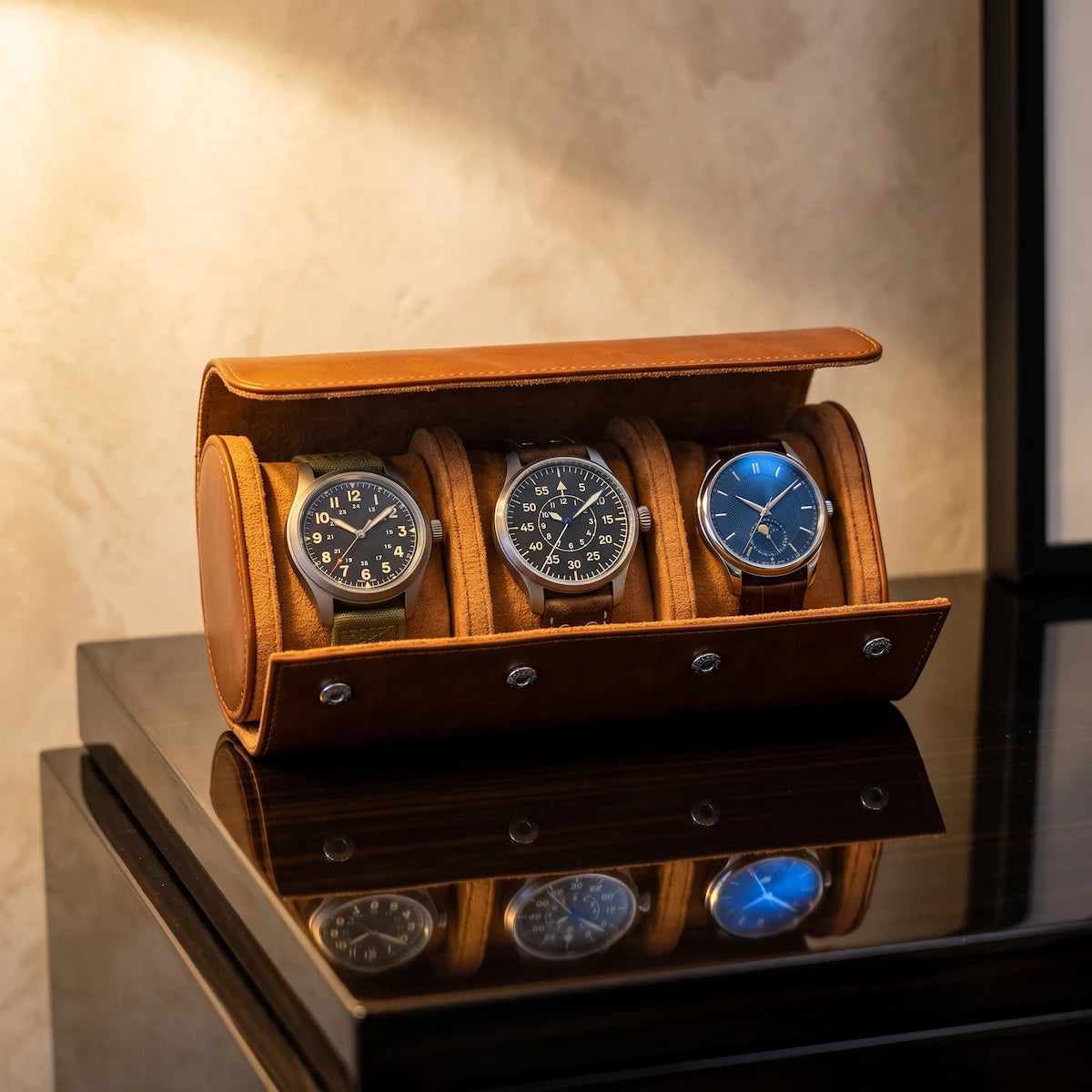 Nomade 3 Écrin de voyage pour 3 montres