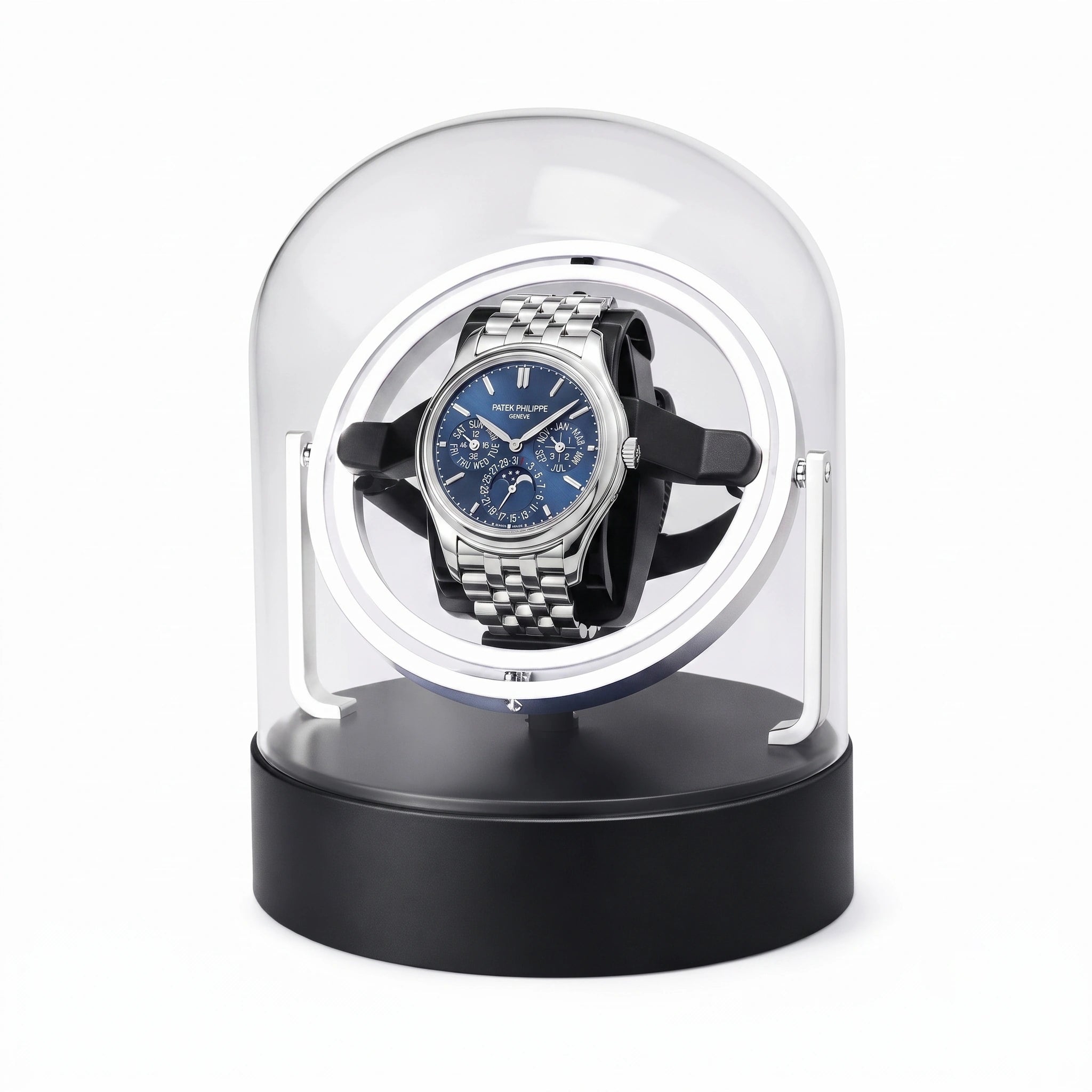 Remontoir Solstice dôme transparent 1 montre
