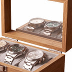 Boîte à Montres Bambou — 6 emplacements