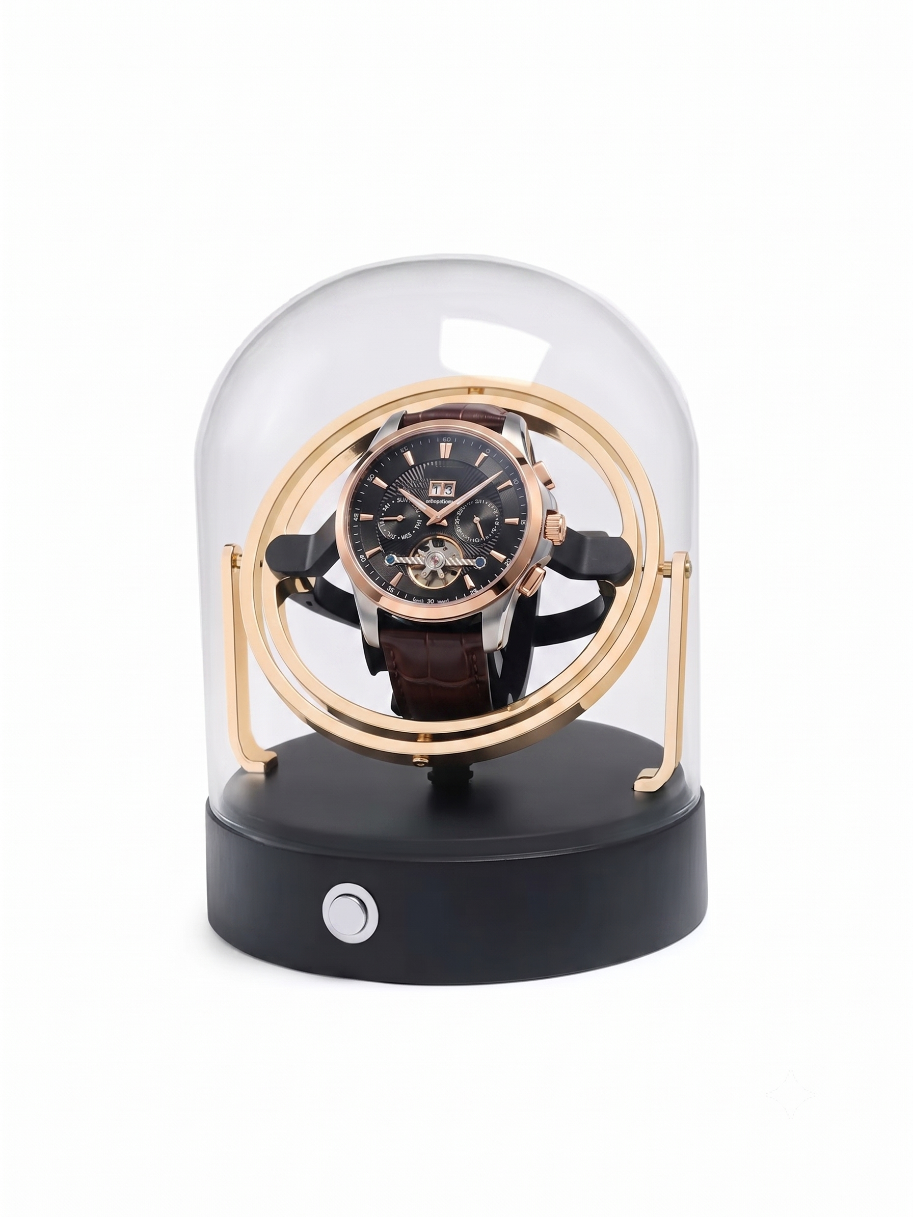 Remontoir Solstice dôme transparent 1 montre