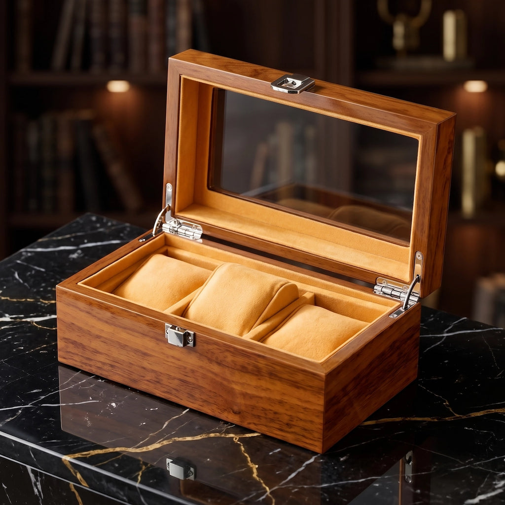 Boîte à Montres Havane 3