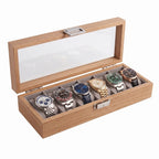 Boîte à Montres Bambou — 6 emplacements