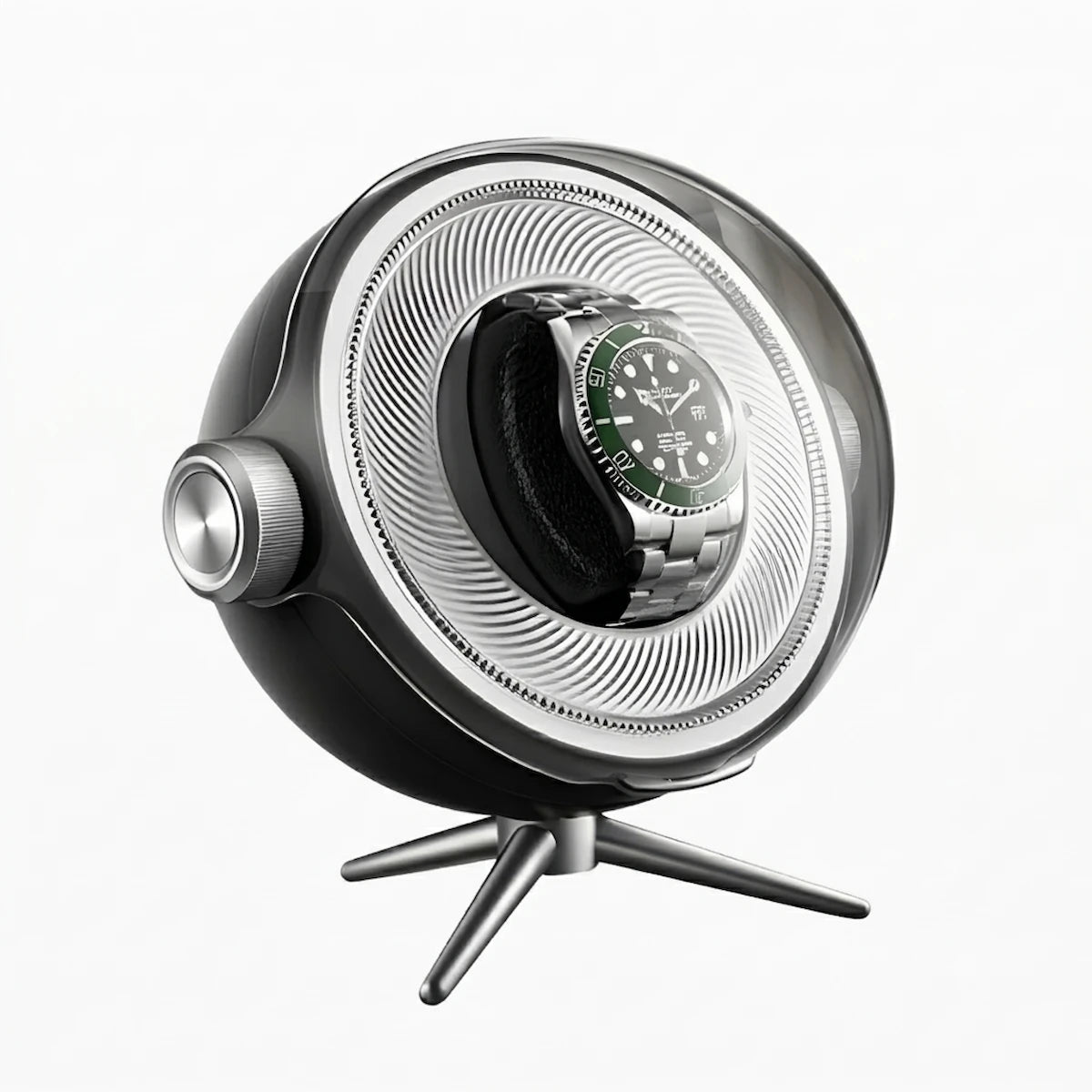 Remontoir Sphère — 1 montre, dôme transparent